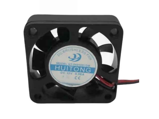 for HT-04010D12M 12V 0.08A 40X40X10MM 2-Wire Cooling Fan