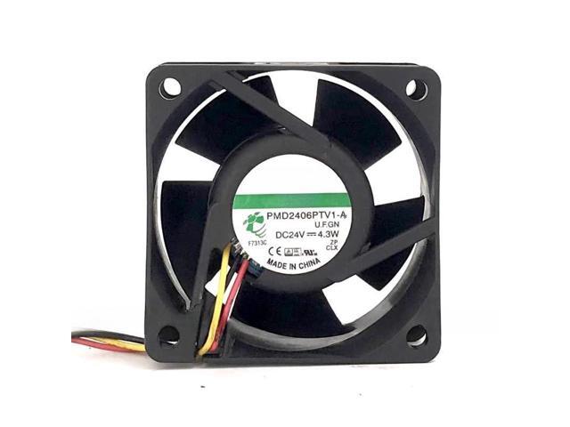 for PMD2406PTV1-A U.F.GN DC24V 4.3W 6025 Cooling Fan