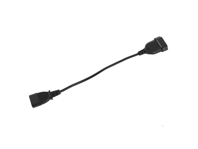 FOR Power Adapter Cord IEC 320 C14 Male Plug to European CEE 7/16 2Pin Female Power Cable for UPS PDU