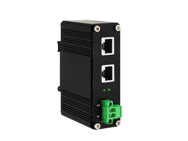 FOR Off board POE power AT/BT 30W/90W industrial grade gigabit support 5V-36VDC rail mounted installation