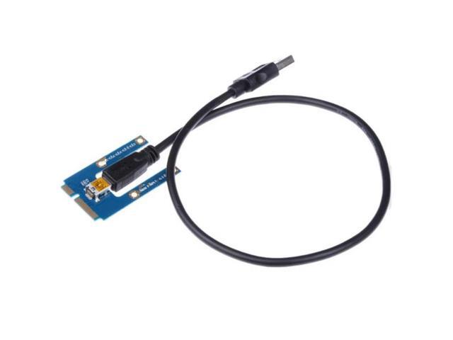 FOR USB 3.0 Mini PCI-E to PCIe PCI Express 1X to 16X Extender Riser Card Adapter Extension Cable for