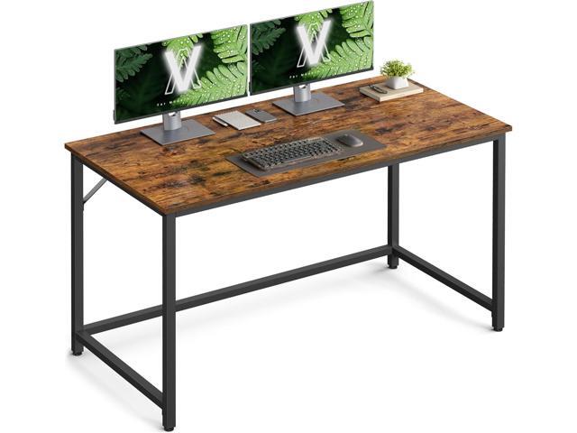 VASAGLE Computer Desk, Gaming Desk, Home Office Desk, for Small Spaces, 23.6 x 47.2 x 29.9 Inches, Industrial Style, Metal Frame, Rustic Brown and.