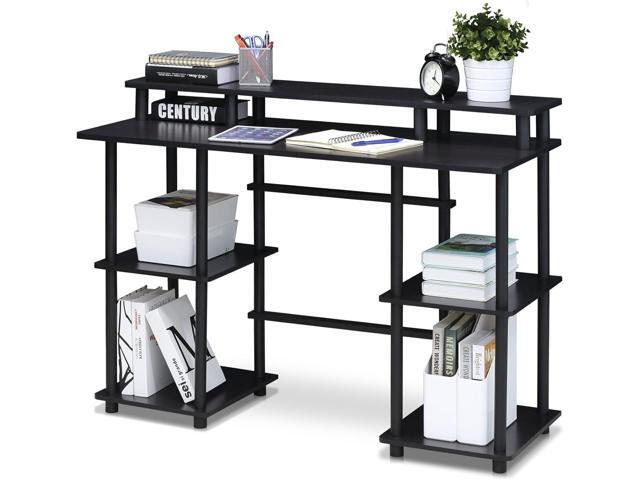 FURINNO Turn-N-Tube computer Desk, Espresso
