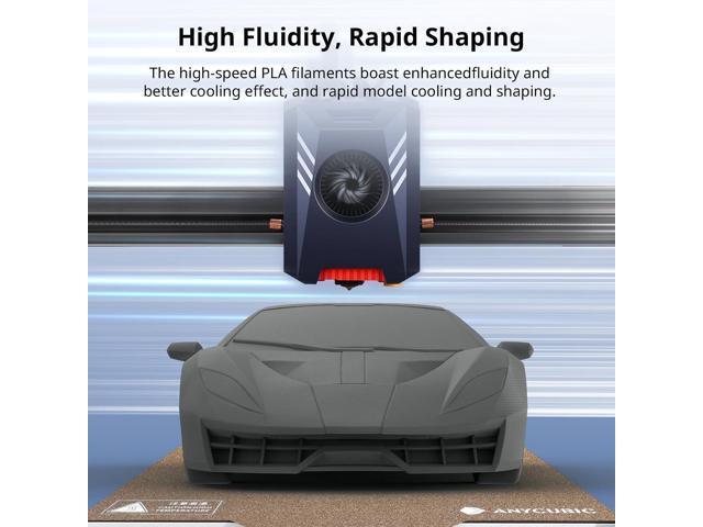 ANYCUBIC High Speed 3D Printer Filament 1.75mm Bundle, Rapid PLA Filament with High Prints Quality, Dimensional Accuracy +/- 0.02mm, 1KG Reusable...