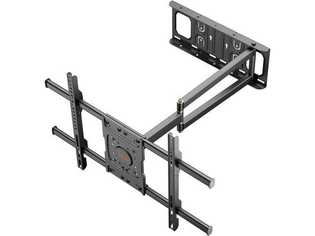 Corner Long Arm TV Wall Mount with 25.6inch Extension,Full Motion TV Mount 90 Degree Swivel Tilt Heavy Duty for 32-75''Screens, Load 77lbs,Max VESA...