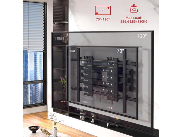 98 100 TV Wall Mount 86 90 105 110 120 inch Full Motion Bracket Large Screen Heavy Duty Led Adjustable Articulating Stand Max vesa 1000x600mm Load...