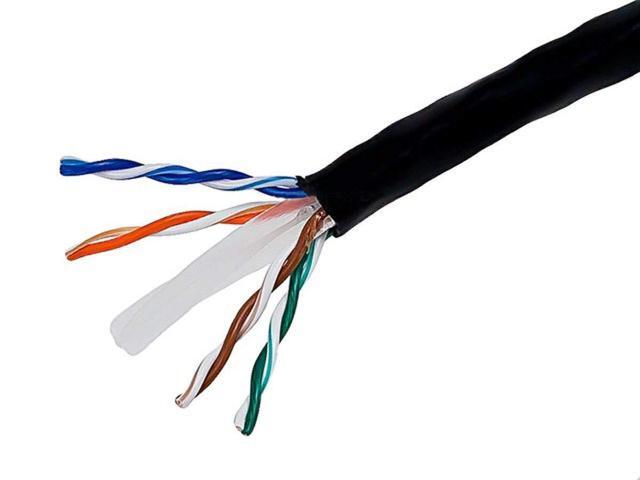 Monoprice 102273 Cat6 Ethernet Bulk Cable - Network Internet Cord - Stranded, 550Mhz, UTP, CM, Pure Bare Copper Wire, 24AWG, 1000ft, White