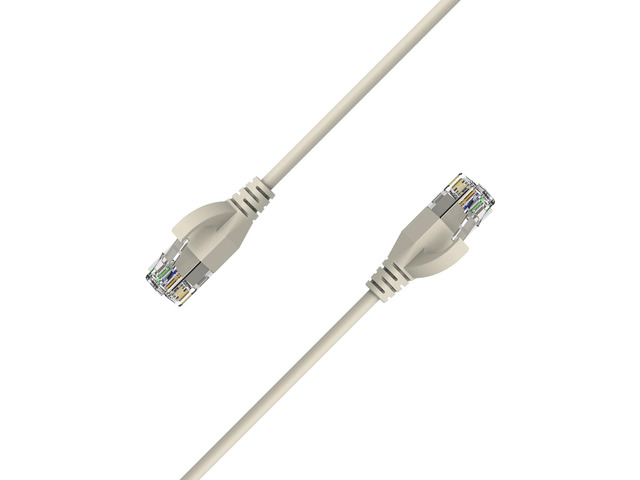 Elfcam - 7m/22.96ft Ultra Slim Cat 6A Ethernet Cable 10Gbps 32AWG UTP OD2.8mm 500MHz, 10Gb Thin RJ45 Cat 6A Patch Cord for LAN, Router, Modem,...