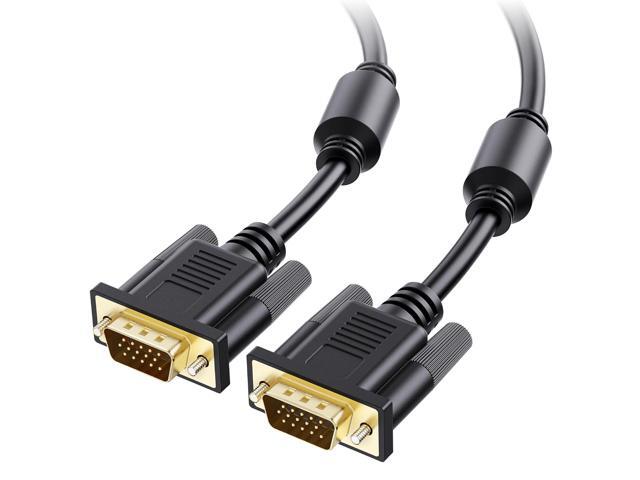 Cable Matters VGA Cable with Ferrites - 15ft, VGA Cord for Computer Monitor, Monitor Cable Male to Male