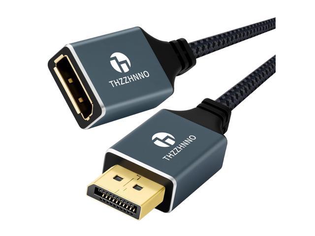 DisplayPort Extension Cable 6.6FT, DisplayPort 1.2 Male to Female Cable, DP to DP Extended Cord for PC/Monitor/GPU, NVIDIA, More Passive