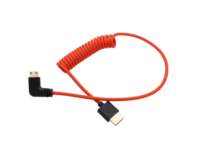 Mini HDMI to HDMI 8K 4K60p Cable for Canon EOS R RP XA70 6D Mark II 5D Mark IV Camera ATOMOS Ninja V SmallHD Ultra Monitor, Rigth Angle Type A C...