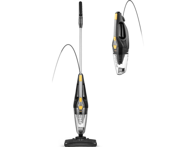 Eureka Blaze Stick Vacuum Cleaner, Powerful Suction 3-in-1 Small Handheld Vac with Filter for Hard Floor Lightweight Upright Home Pet Hair, Dark Black