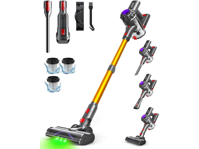 Cordless Stick Vacuum Cleaners for Home, 500W 45KPA 45Min Stick Vacuum