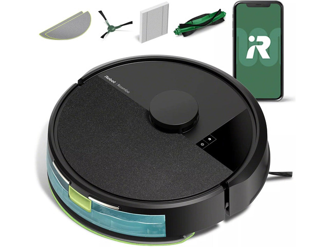 iRobot Roomba 105 Combo Robot Vacuum & Mop - Easy to use, Intense Power-Lifting Suction, LiDAR Navigation, Multiple Cleaning Modes, Avoids Mopping...