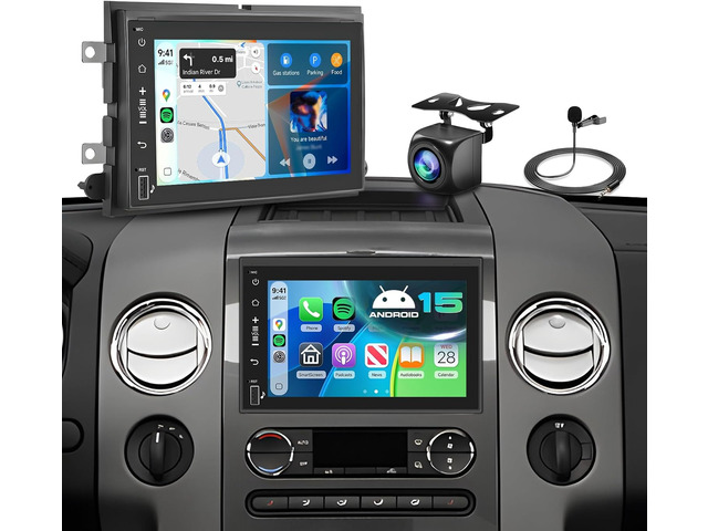 Android15 Car Radio for Ford F150 F250 F350 Fusion Edge Explorer Expedition