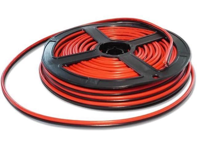 16AWG Tinned Copper Electrical Wire - 2 Conductor, 50 Feet, Red & Black, Ideal for LED Strip Lights, DC, Speaker, Doorbell & Automotive Wiring