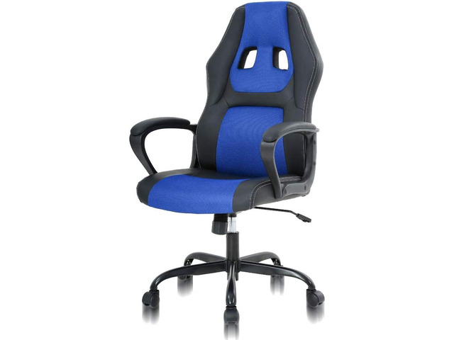 Office Chair Gaming Desk Racing Gaming Chair, PC Gaming Ergonomic Racing Heavy Duty Office Video Game Chair, PU Leather Racing Chair for Home...