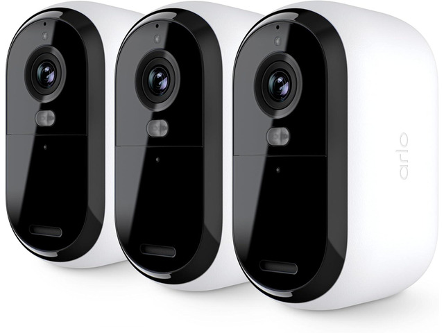 Arlo Essential Security Camera 1080p HD Outdoor - Indoor 2nd Gen Wireless with Spotlight, 2-Way Audio, Color Night Vision, Live Stream, Real...