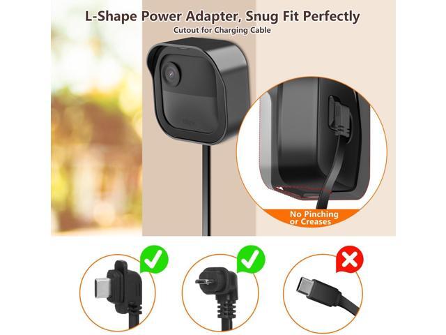 2Pack Flexible Twist Mount for All-New Blink Outdoor 4 (4th Gen) & Blink Outdoor (3rd Gen), Weatherproof Protective Housing with Charging Cutout...