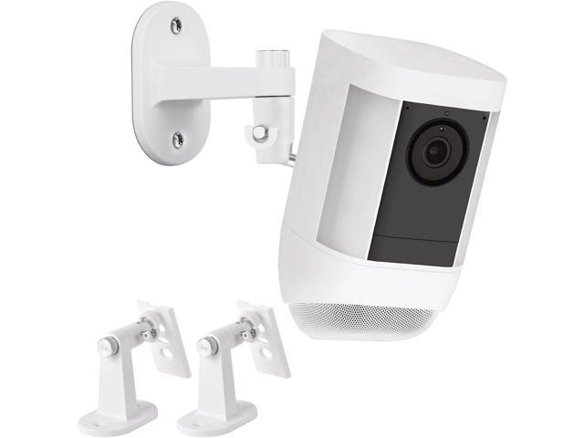 2Pack Security Wall Mount for Ring Spotlight Cam Battery and Ring Spotlight Cam Plus/Pro (Battery), 360° Adjustable Indoor/Outdoor Mounting Bracket...