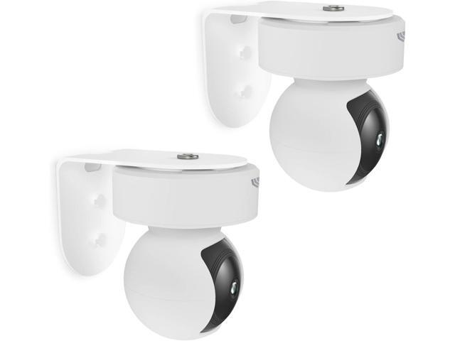 Zwolf 2Pack Metal Wall Mount for Kasa Indoor Pan/Tilt Camera EC70 KC410S, Upside Down or Upright Your Camera on Any Wall You Want, Get Any Viewing.