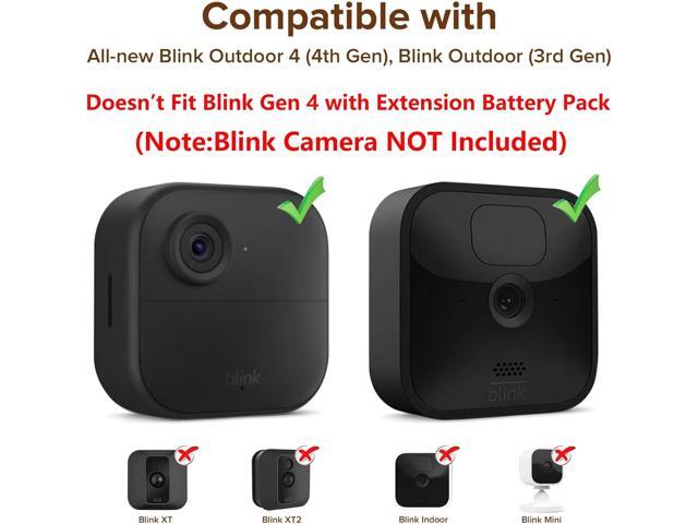 Gutter Mount for All-New Blink Outdoor 4 (4th Gen)&(3rd Gen), Weatherproof Protective Housing + 360°Swivel Adjustment Rust-Proof Bracket with...