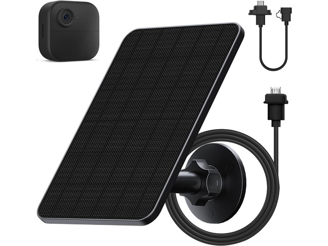 Solar Panel for Blink Outdoor 4th Gen and 3rd Gen XT3 XT2 XT Camera(Not Included),4W Solar Charger Compatible with Blink Outdoor Camera,Blink Solar...