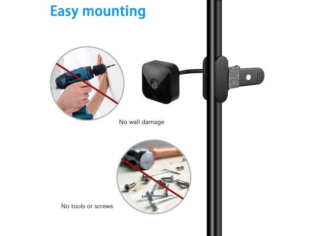 Adjustable Mount for Blink Outdoor 4, Blink XT2, Blink XT and Blink Mini Camera,Heavy Duty Clamp Mount(Black, 2 Pack)