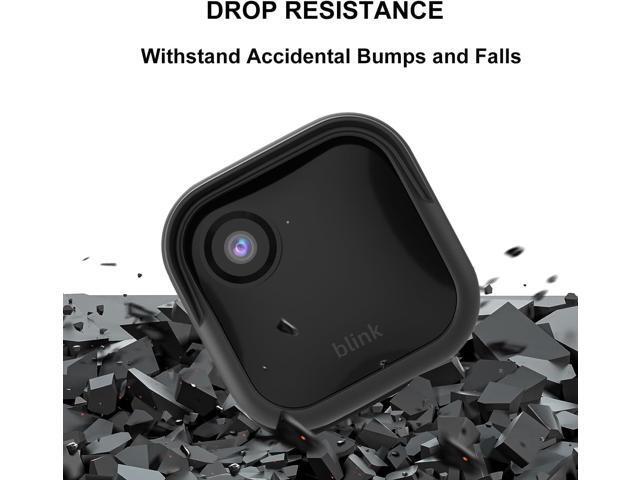 Silicone Case Cover for All-New Blink Outdoor 4 (4th Gen) - Weatherproof Protective Skin Cover with Hat Brim for All-New Blink Outdoor 4 Smart...