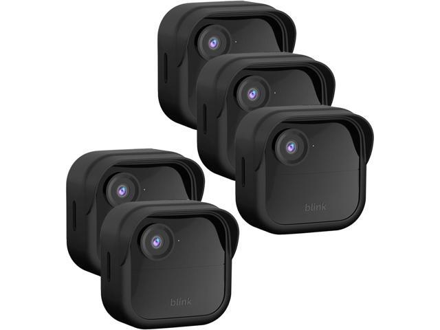 Silicone Case Cover for All-New Blink Outdoor 4 (4th Gen) - Weatherproof Protective Skin Cover with Hat Brim for All-New Blink Outdoor 4 Smart...