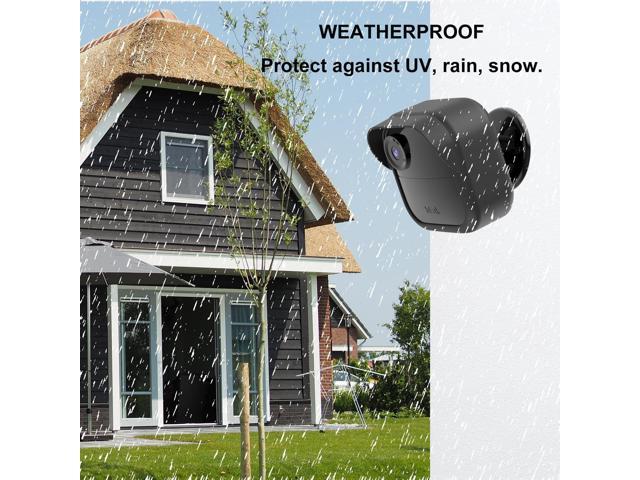Silicone Case Cover for All-New Blink Outdoor 4 (4th Gen) - Weatherproof Protective Skin Cover with Hat Brim for All-New Blink Outdoor 4 Smart...