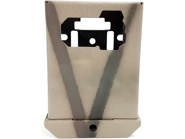 Theft-Deterrent Powder-Coated Steel Security Box Compatible with Spypoint Link-Micro Trail Cameras (61050)