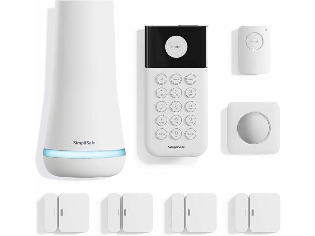 SimpliSafe 8 Piece Wireless Home Security System Optional 247 Professional Monitoring No Contract Compatible with Alexa and Google Assistant SimpliSafe 8 Piece Wireless Home Security System Optional 247 Professional Monitoring No Contract Compatible with Alexa and Google Assistant