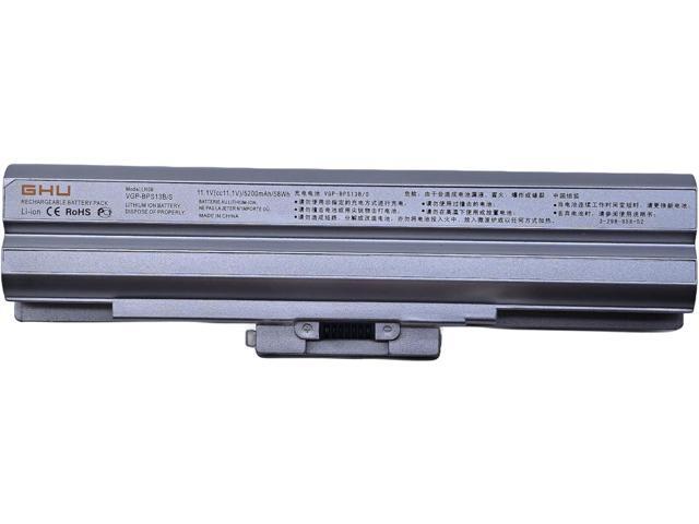 GHU New Battery 58WH Replacement for VGP-BPS13B VGP-BPS13/Q VGP-BPS13B/Q VGP-BPS21A VGP-BPS13 VGP-BPS13A VGP-BPL13 VGP-BPS13A/B VGP-BPS13B/S...