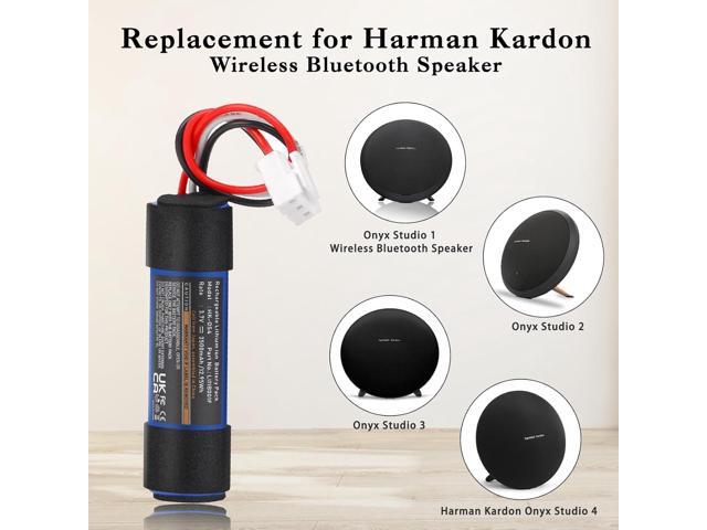 Hisewen Replacement Battery for Harman Kardon Onyx, 3500mAh LI11B001F Battery for Harman Kardon Onyx Studio 1/2/3/4 Bluetooth Speaker
