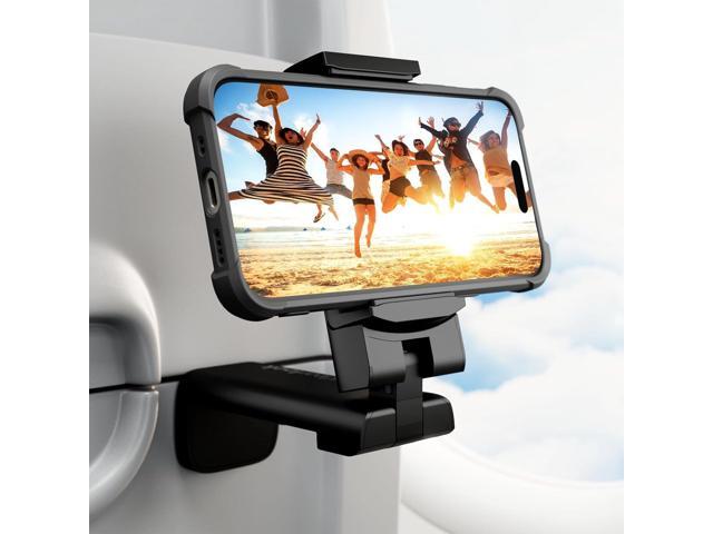 Klearlook Universal Airplane Phone Holder, in Flight Travel Essentials Phone Holder Mount with Multi-Directional 360° Rotation, Travel Must Haves.