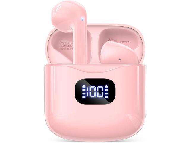 Wireless Earbuds Bluetooth 5.3 Headphones, 40Hrs Playback Stereo Ear Buds with LED Display Charging Case IPX7 Waterproof in-Ear Earphones with Mic...