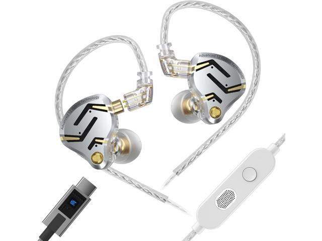 KZ ZS12 PRO 2 USB C Wired Headphones Type-C in Ear Monitor Headphone, 5BA+1DD 6 Driver Gaming Earbuds USB C Wired Earphones, HiFi Clarity Sound...