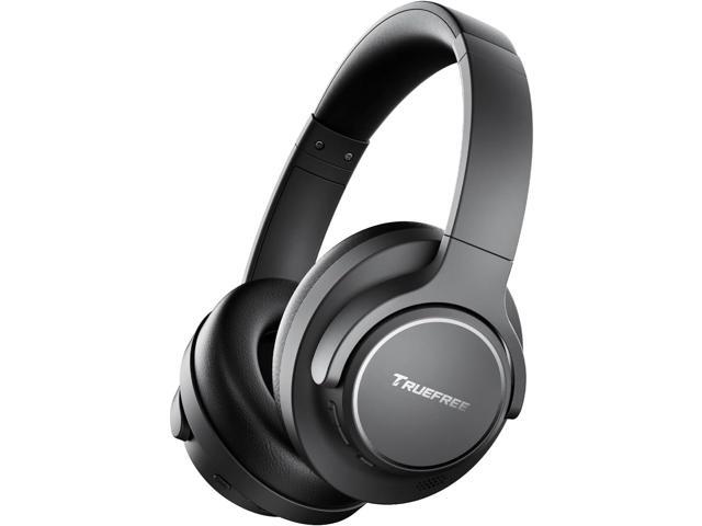 Truefree HF10 Hybrid Active Noise Cancelling Headphones, Wireless Over Ear Bluetooth 6.0 ANC Headset, 125 Hours Playtime, Spatial Audio, Deep Bass,.