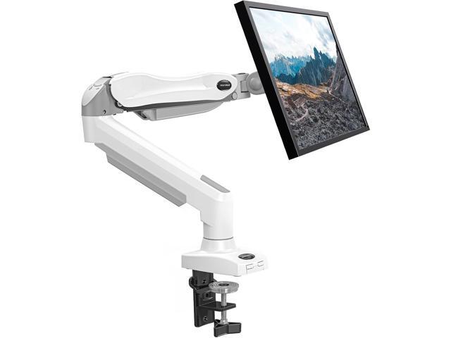 HUANUO Single Monitor Mount, 13 to 32 Inch Gas Spring Monitor Arm, Adjustable Stand, Vesa Mount with Clamp and Grommet Base - Fits 4.4 to 19.8lbs...
