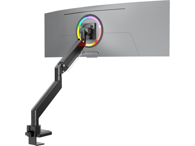 ONKRON Heavy Duty Monitor Arm for 17-57 Inch Screens up to 59.4 lbs, Ultrawide Screen Mount with Adjustable Gas Spring, VESA 75x75-200x200, Single...