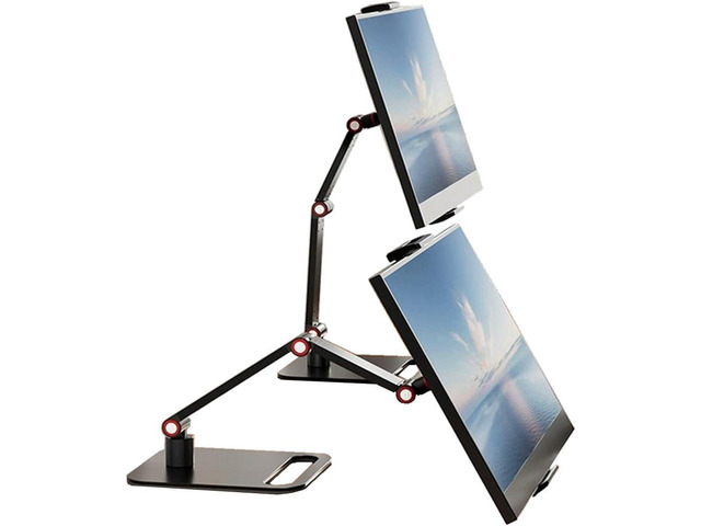 Portable Monitor Holder for 6-17.3 Inch Screen Desktop Expandable Monitor Stand 12.9 inch Tablet Stand