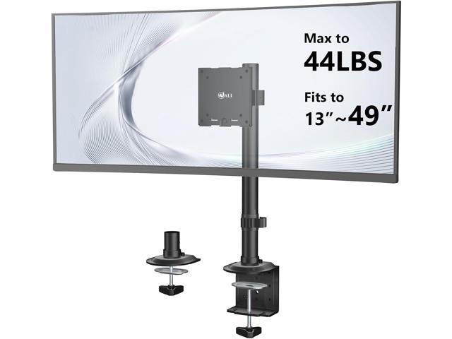 WALI Heavy Duty Single Monitor Arm Desk Mount for 13-49 Inch Screens, Ultrawide Monitor Stand with Full Motion Tilt, Swivel, Rotation, Holds up to...