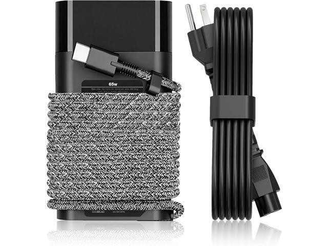 New Slim 65W USB C Laptop Charger Replacement for HP Laptop Charger Elitebook x360 Pavilion Spectre Chromebook Envy Elite x2 Computer Travel Type C...