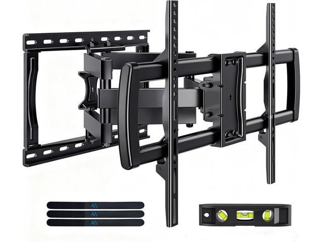 Full Motion TV Wall Mount Bracket for Most 32-85 inch TVs,TV Mount with Dual Articulating Arms,Tilt/Swivel/Extension/Leveling,Fits 8 12 16'...