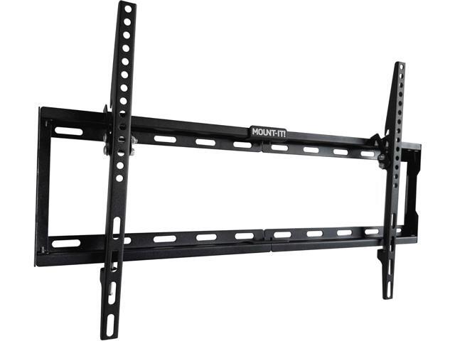 Mount-it! Slim Tilting TV Wall Mount Bracket Low Profile Tilt TV Mount for Samsung, Sony, Vizio, TCL, LG, Sharp 32 to 65 Inch LCD/LED/4K TVs