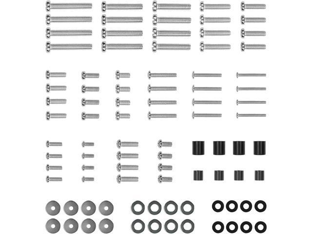 Mount-It! Universal TV Mounting Hardware Kit - VESA Wall Mount Screws, Washers & Spacers (M4, M5, M6, M8) for TVs and Monitors - Fits 19' to 85'...