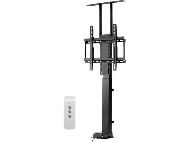 VEVOR Motorized TV Lift Stand, 32-55 in, Black, Floor Mount, Television, Flat Screen Display Mount, Tilt, Compatible with VESA 400 x 400 mm,...
