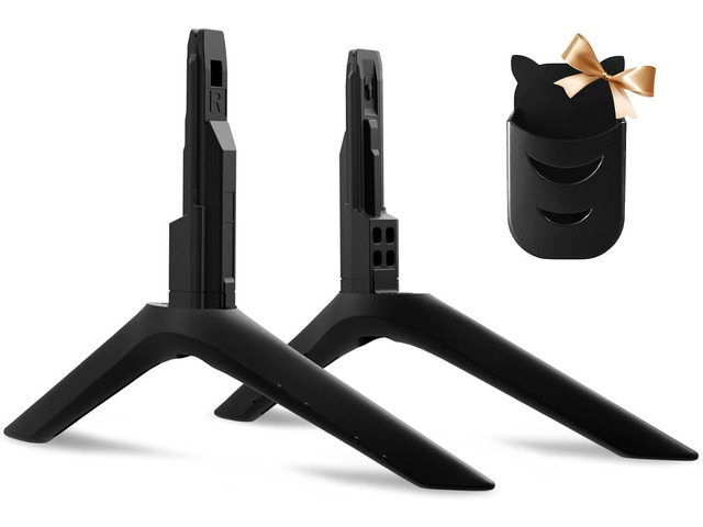 Base Stand for Samsung TV Only for UN65TU8000FXZA wr Remote Holder, BN96-50863A BN96-50868A Not Universal Legs for Samsung TV Legs Replacement,...