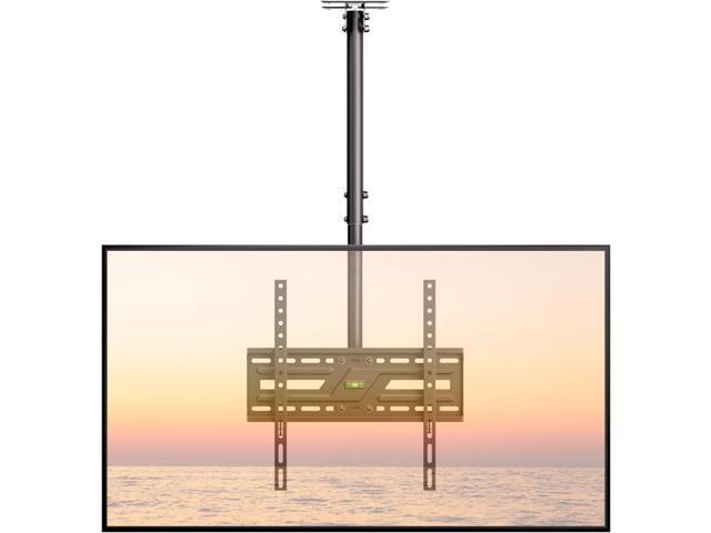 monTEK Ceiling TV Mount for 37-75 inch Flat Screen Displays, Hanging Adjustable Ceiling TV Bracket Fits Most LCD LED OLED 4K TVs, Pole Ceiling...